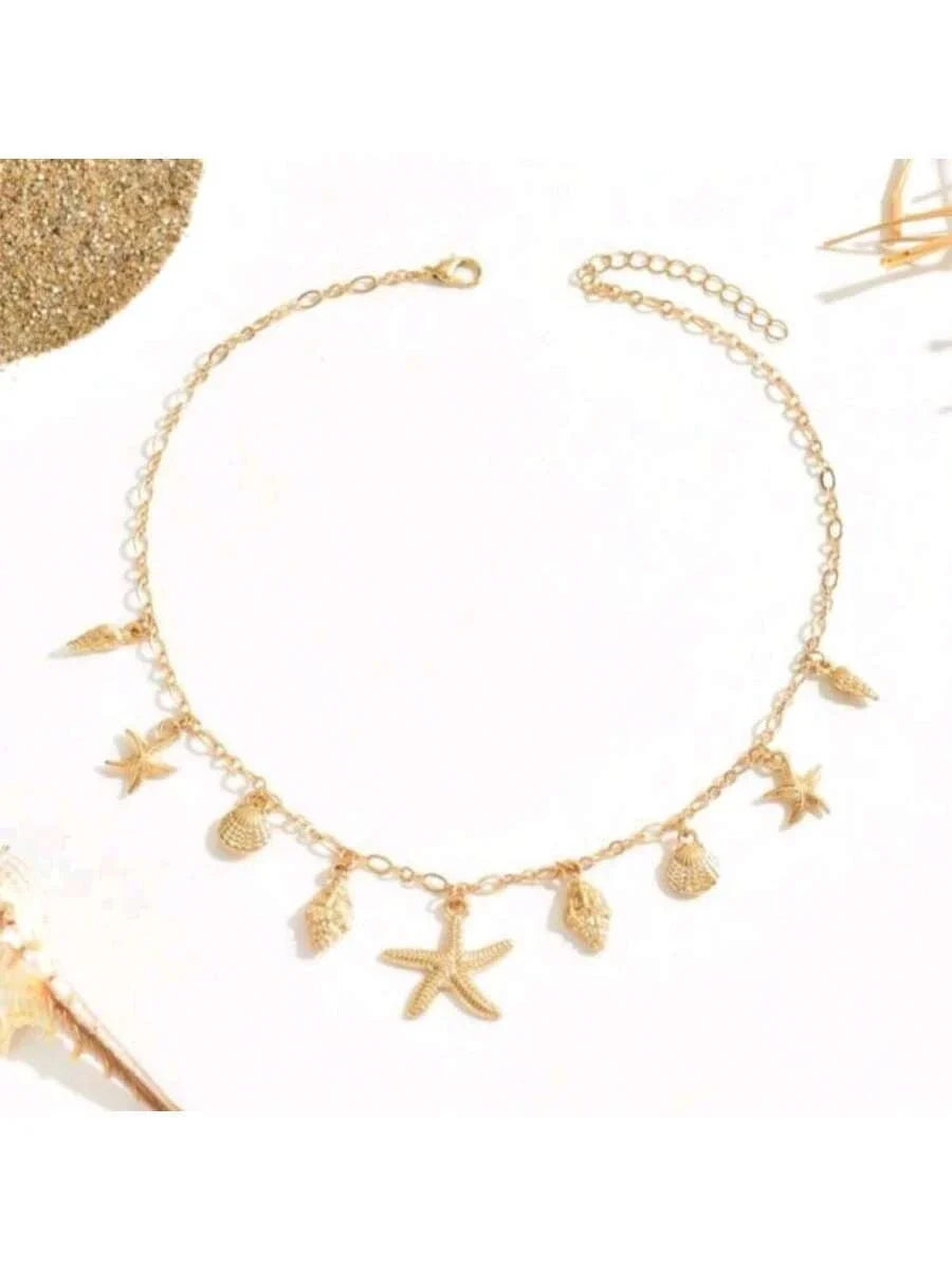Livesso Beach Vacation Pendant Necklace