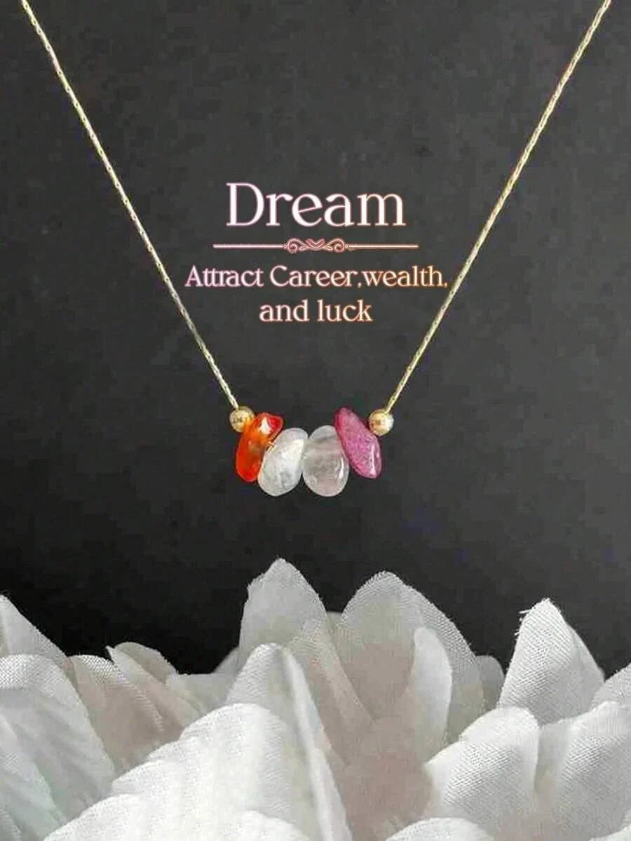 Cancer Zodiac Crystal Collarbone Necklace