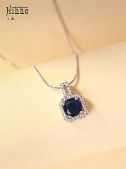 1pc Pink Gemstone Necklace, Gold Snake Bone Chain Luxurious Design, Suitable For Everyday Wear, Dates, Outfit Accessory