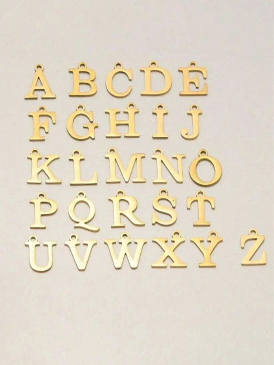 Double Stainless Steel Initial Necklace