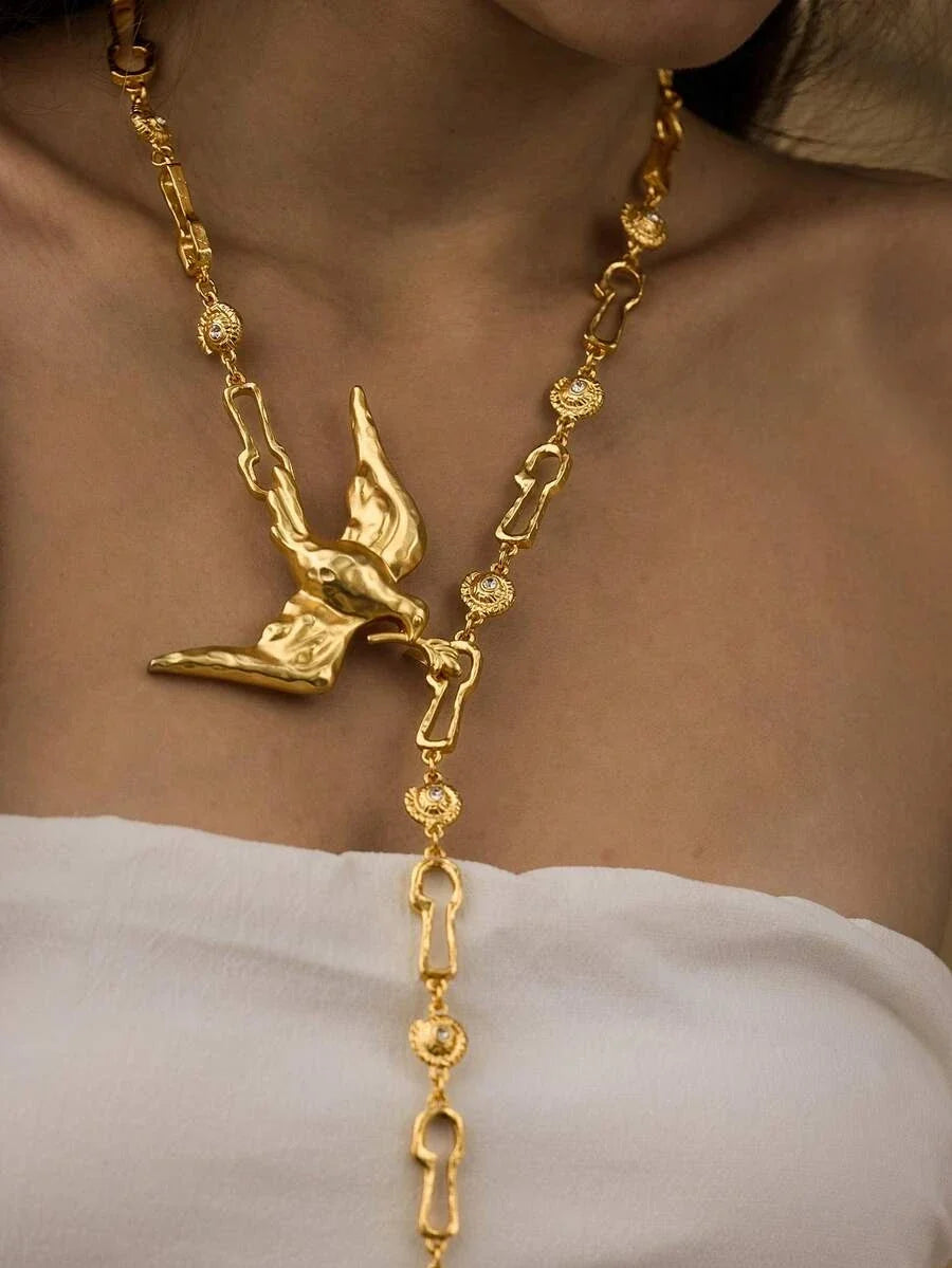 Opalesca Long Wedding Necklace