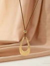 Vintage Teardrop Pendant Necklace
