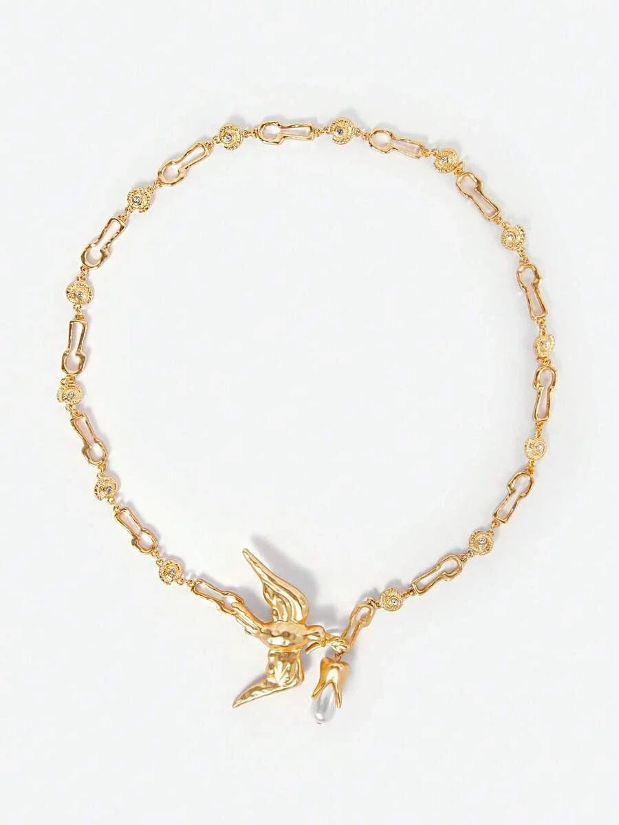 Opalesca Long Wedding Necklace