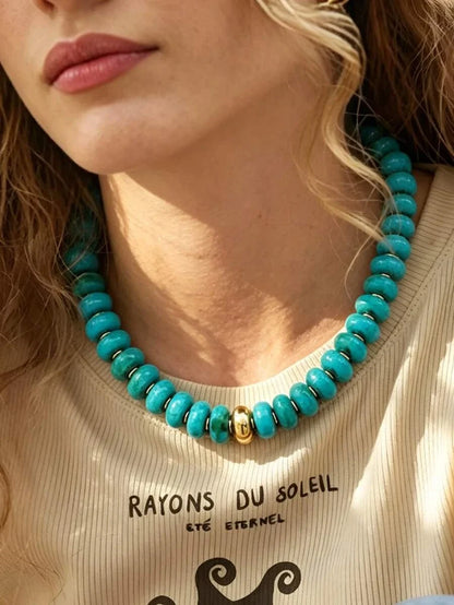 Chunky Acrylic Beaded Necklace Set