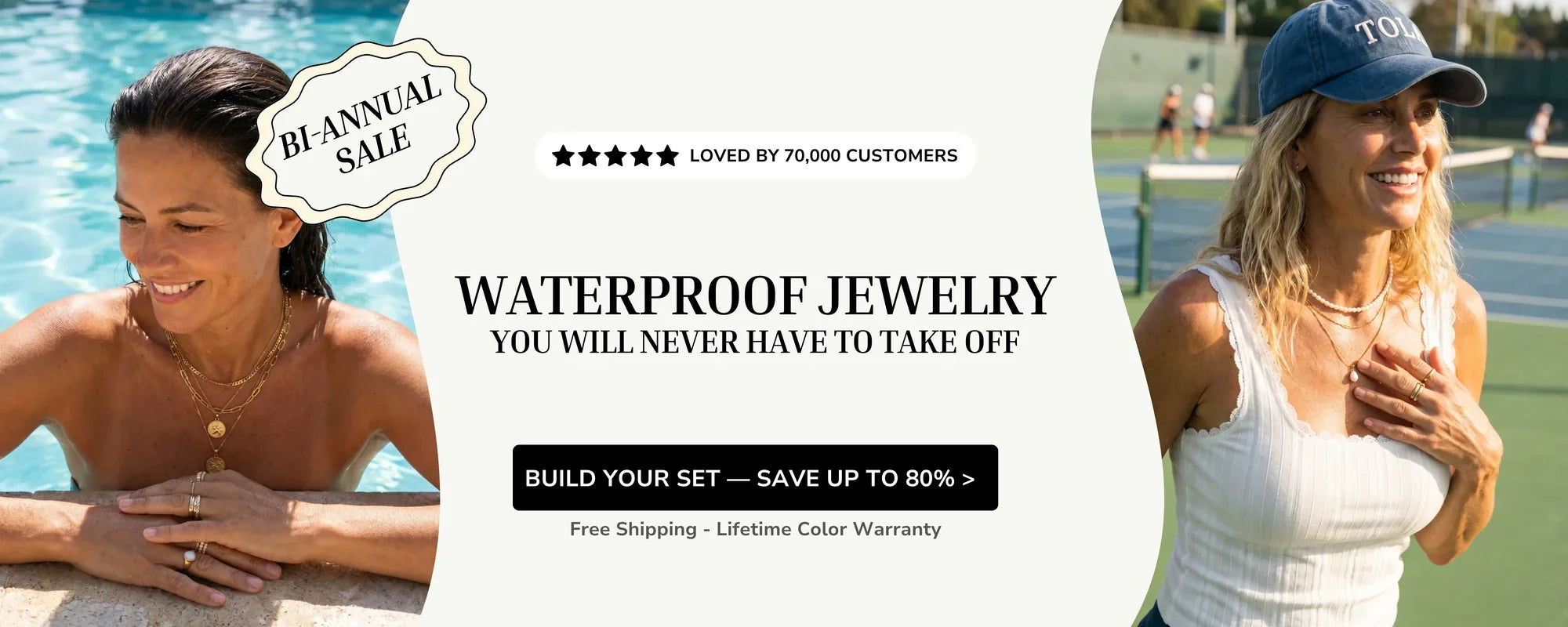 Waterproof jewelry you will never have to take off