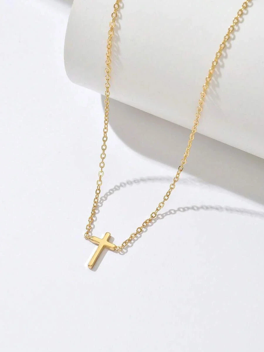 Gold Cross Necklace
