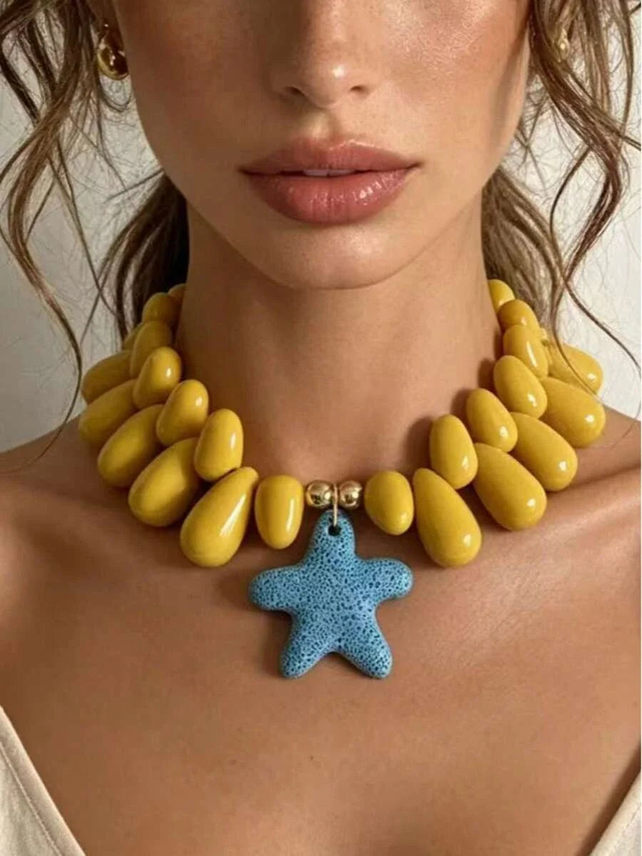 Minimalist Starfish Pendant Necklace