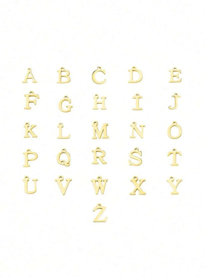 Double Stainless Steel Initial Necklace