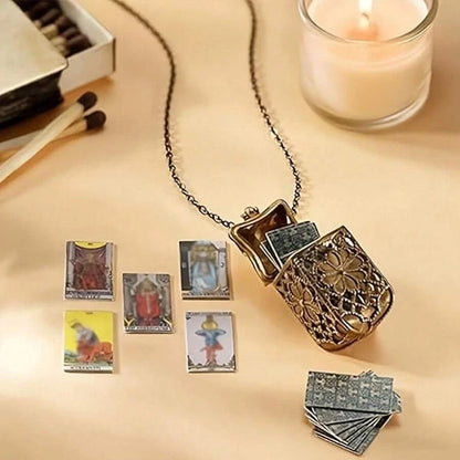 Mini Tarot Card Necklace