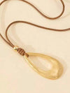 Vintage Teardrop Pendant Necklace