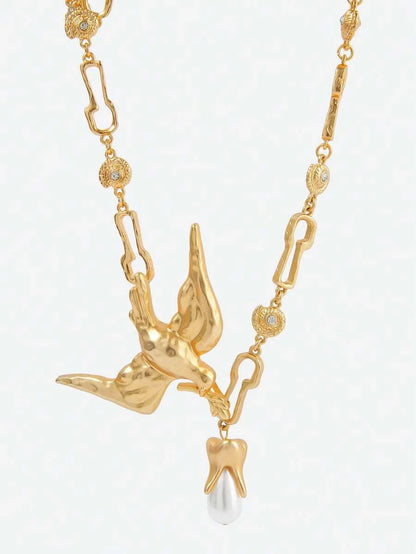 Opalesca Long Wedding Necklace