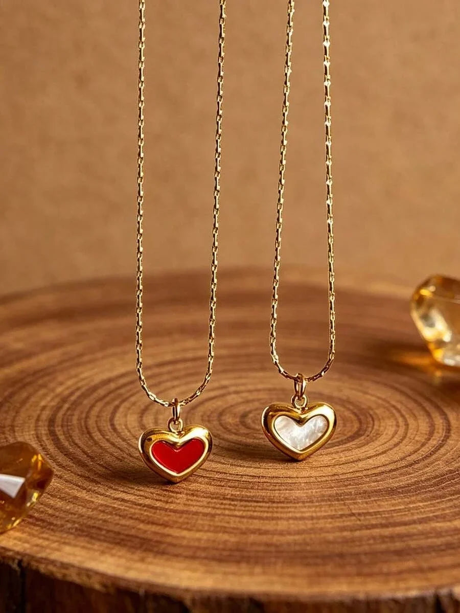 Minimalist Heart Collarbone Necklace