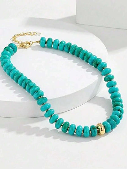 Chunky Acrylic Beaded Necklace Set